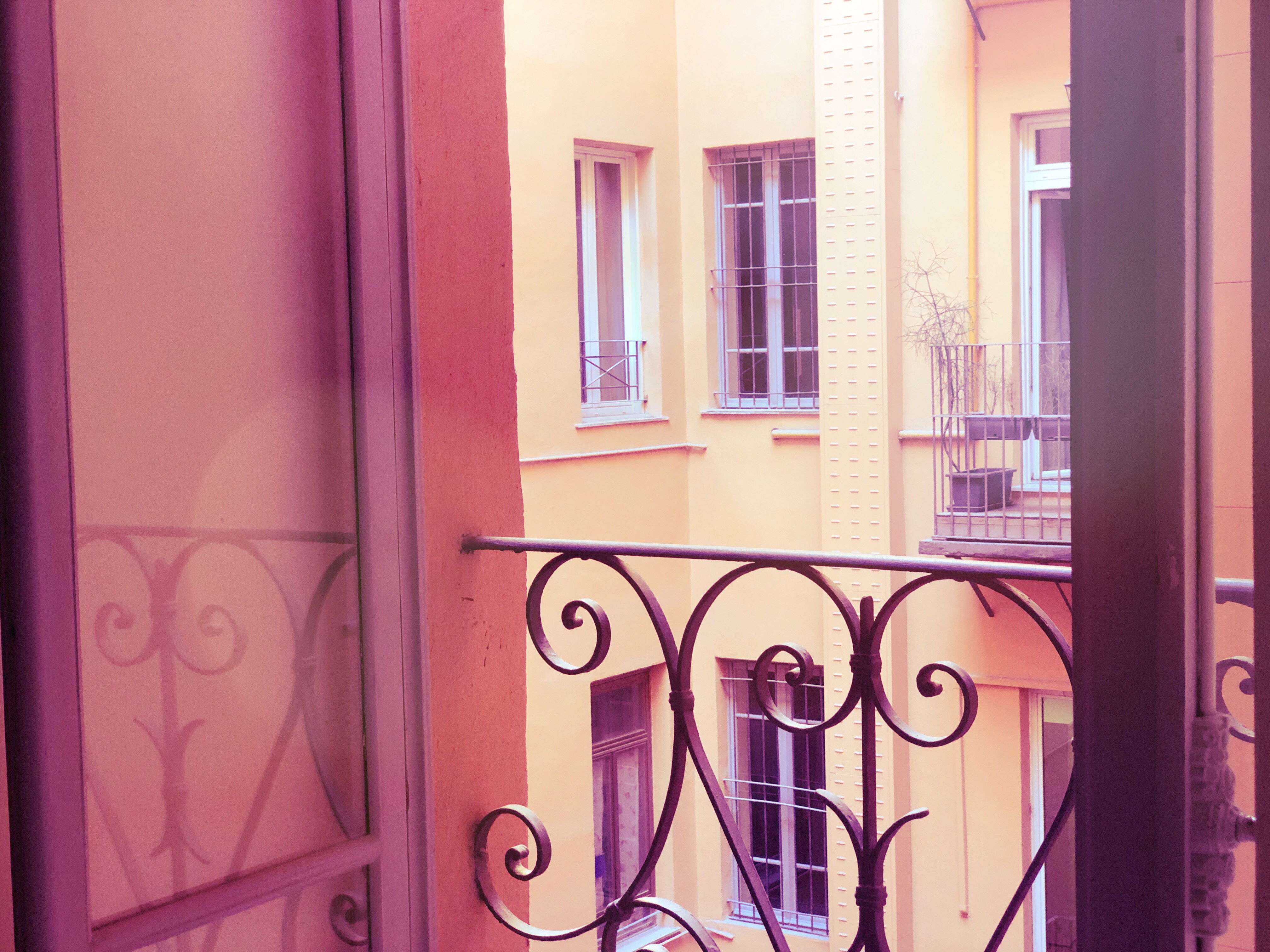 Balcony in Princeps Boutique Hotel Rome Italy 