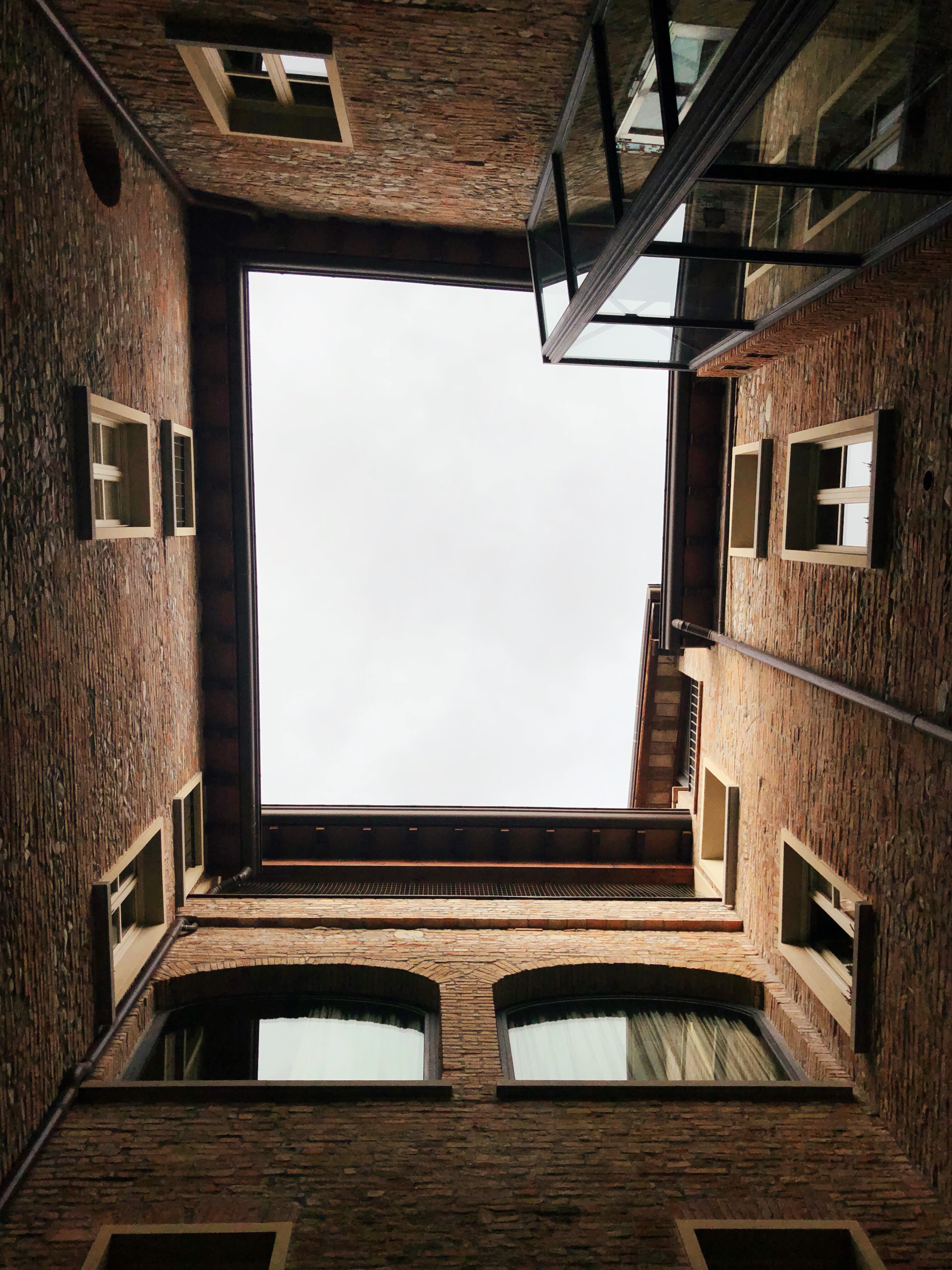 Courtyard View of Al Battistero D'Oro Parma Italy 